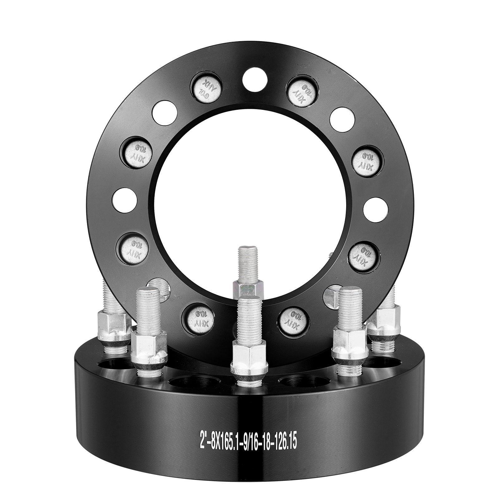 Vevor 2" 8"x6.5" wheel spacers wheel adapters 8 lug forged spacer 2 pcs black