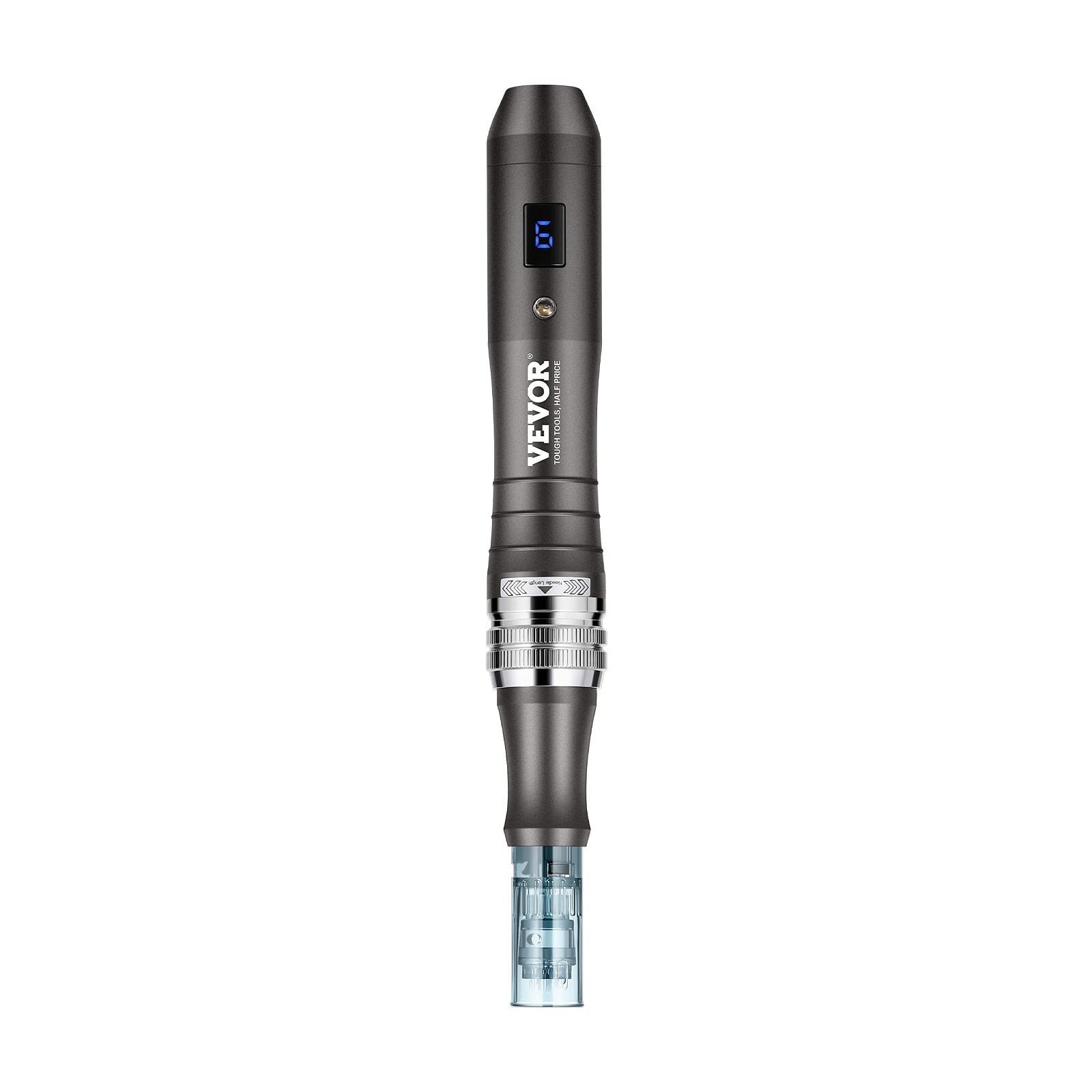 Vevor professional microneedling pen 6-speed electric beauty pen with 6 needles