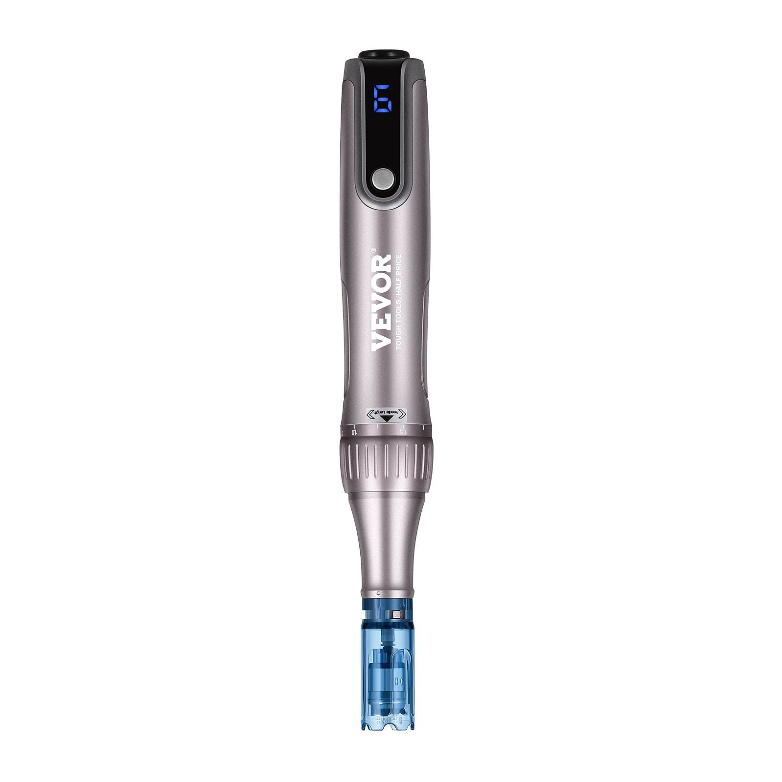 Vevor m8s professional microneedling pen 6-speed electric beauty pen 20 needles