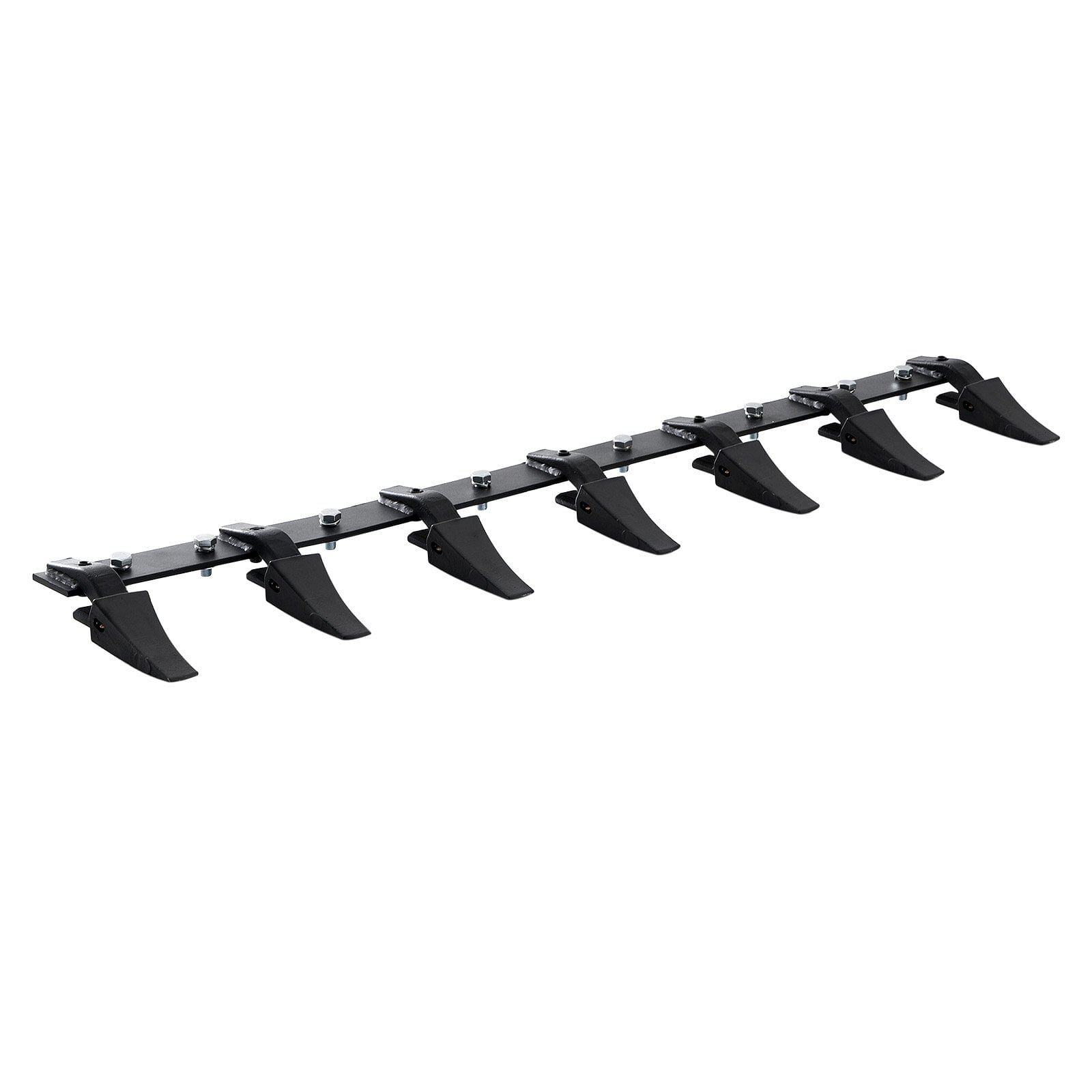 Vevor bucket tooth bar, 60'', heavy duty tractor bucket 7 teeth bar for loader tractor skidsteer, 4560 lbs load-bearing capacity bolt on design, for efficient soil excavation and bucket protection