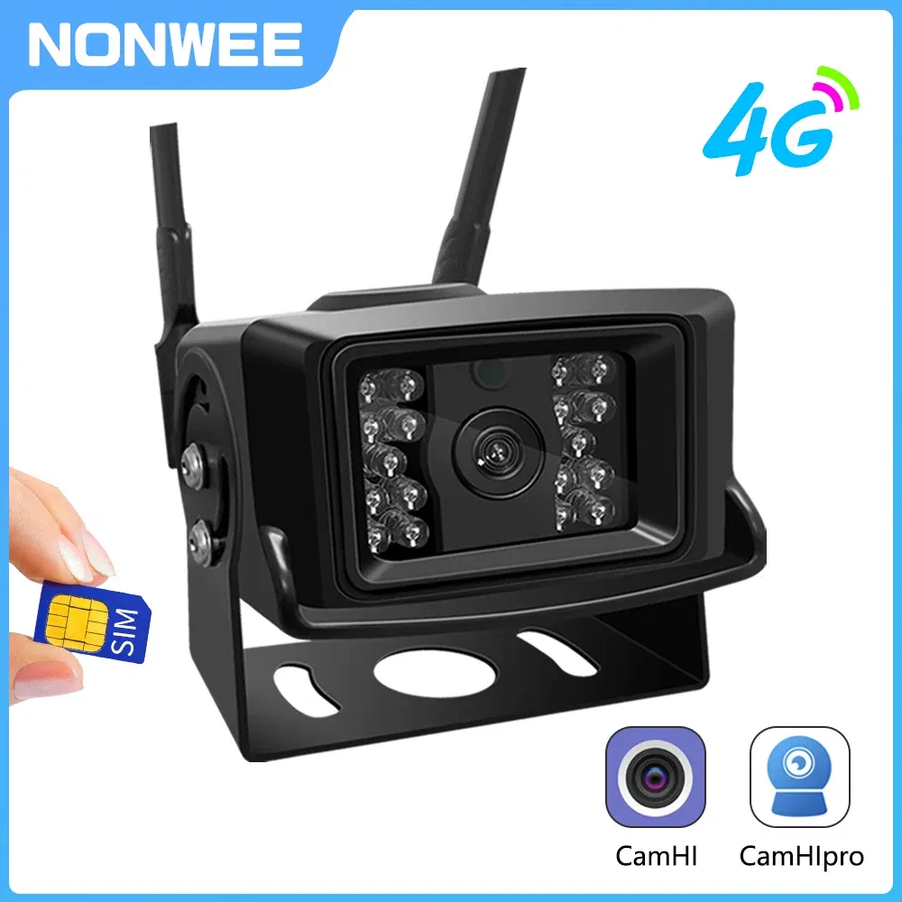 Sensor size: 1/2.7", plug type: eu plug, ships from: china - with 3g 4g sim card 5mp wifi ip wireless outdoor security camera 1080p cctv home surveillance metal shell p2p camhi for car