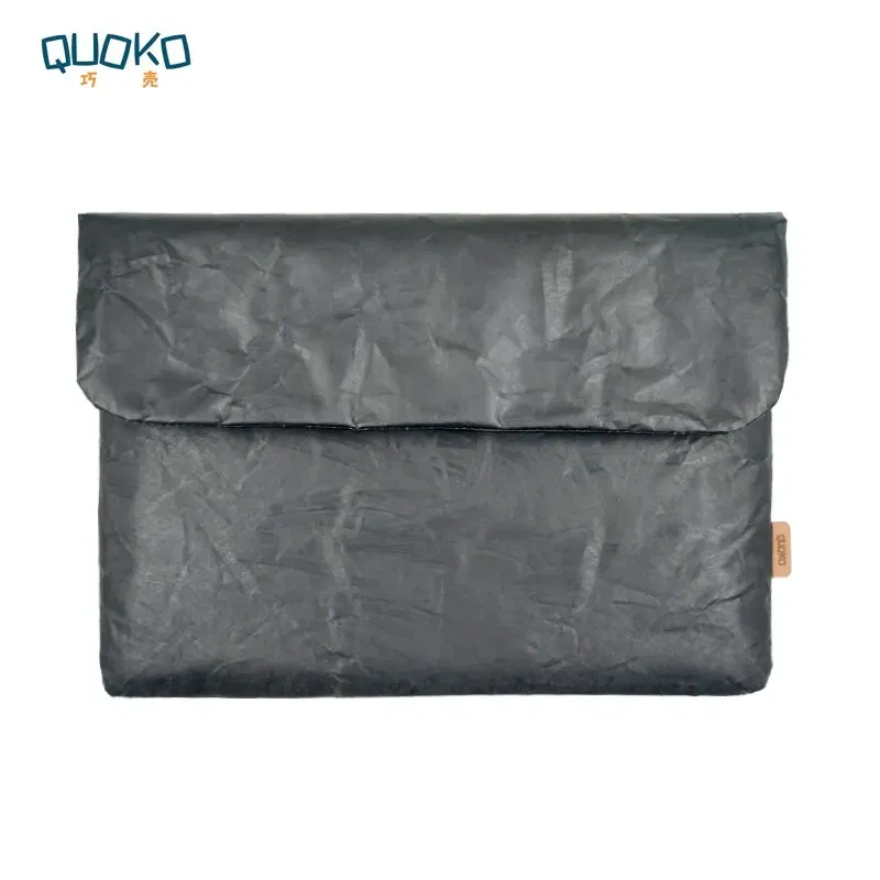 Color: black, size: 15" - vintage old style 13/14/15/16 inch laptop bag cover,fiber paper material sleeve case for macbook huawe matebook hp lenvov