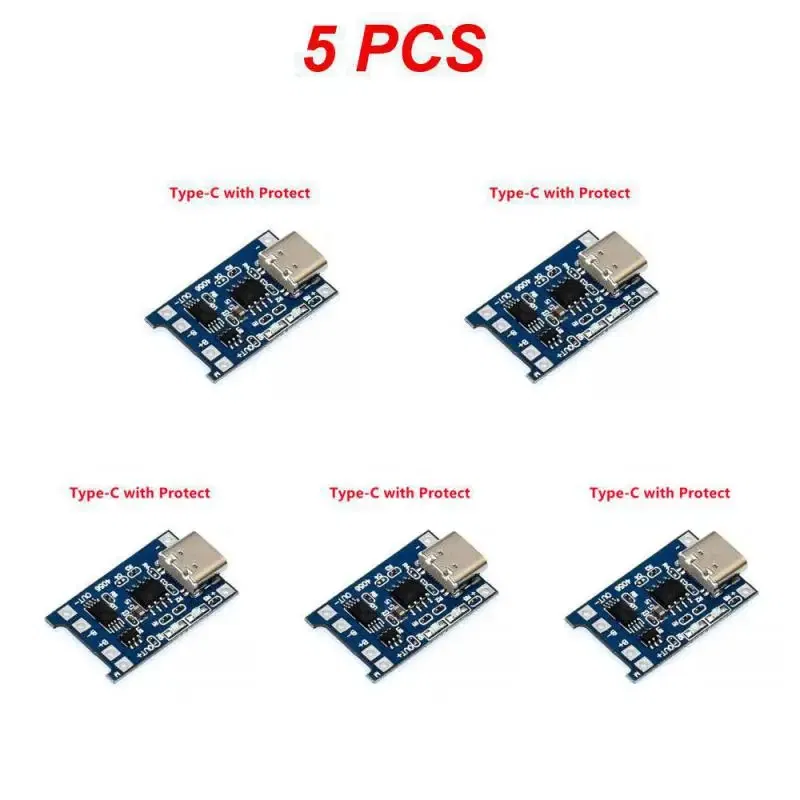 Color: gold, ships from: china - mini micro type-c usb 5v 1a 18650 tp4056 lithium battery charger module charging board with protection dual functions 1a li-ion
