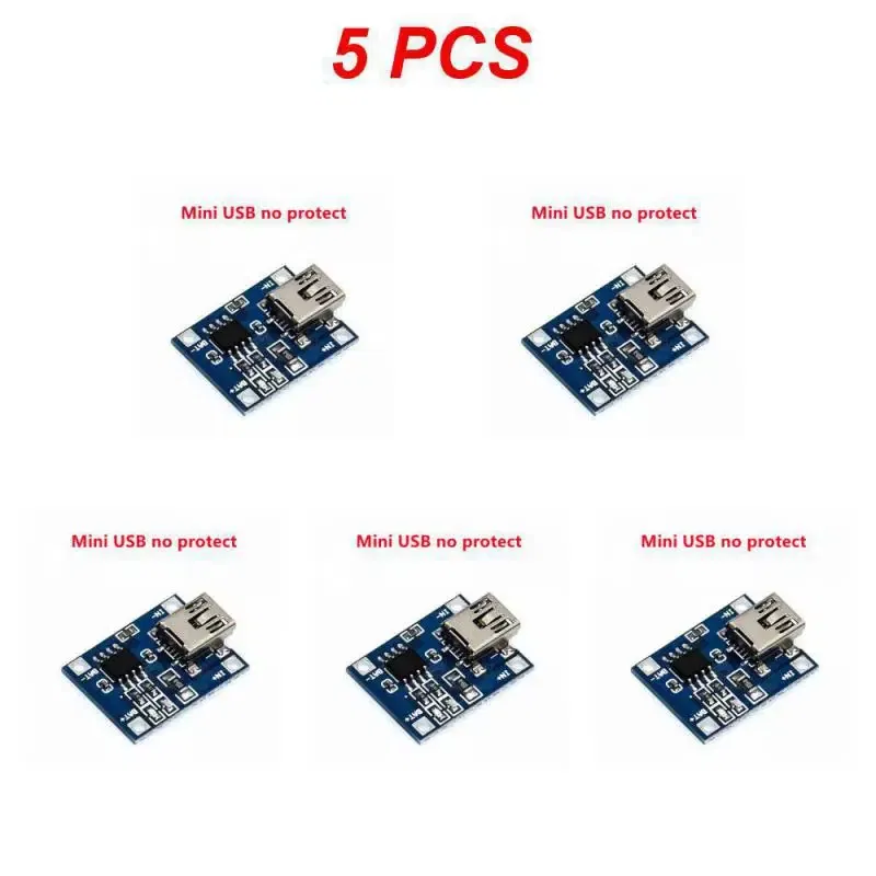 Color: green, ships from: china - mini micro type-c usb 5v 1a 18650 tp4056 lithium battery charger module charging board with protection dual functions 1a li-ion