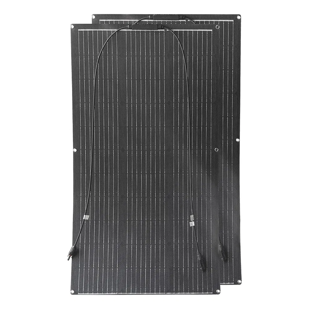 Color: lavender, ships from: china - new solar panel kit and 300w 200w 100w flexible solar panels 12v 24v high efficiency battery charger module