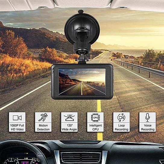 Black box dash cam 1080p g-sensor looping car camera