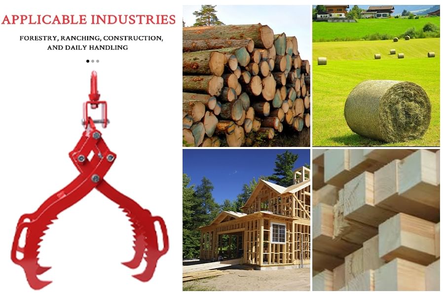 Us 1pcs steel serrated four-claw lifting pliers 32inch