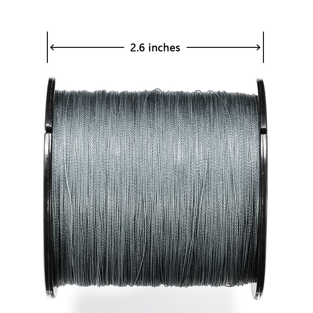 Us mounchain 300m fishing line 8 strands pe braided super strong fishing  line fishing tackle gray 10lb/0.12mm