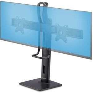 Crossbar dual monitor stand