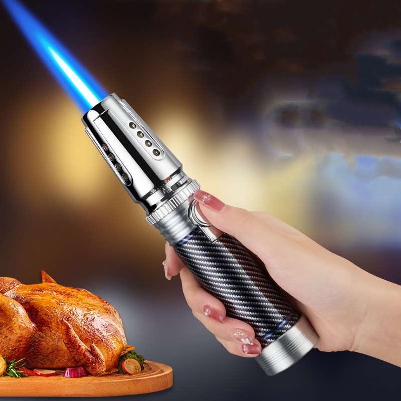Windproof electronic inflatable cigar lighter