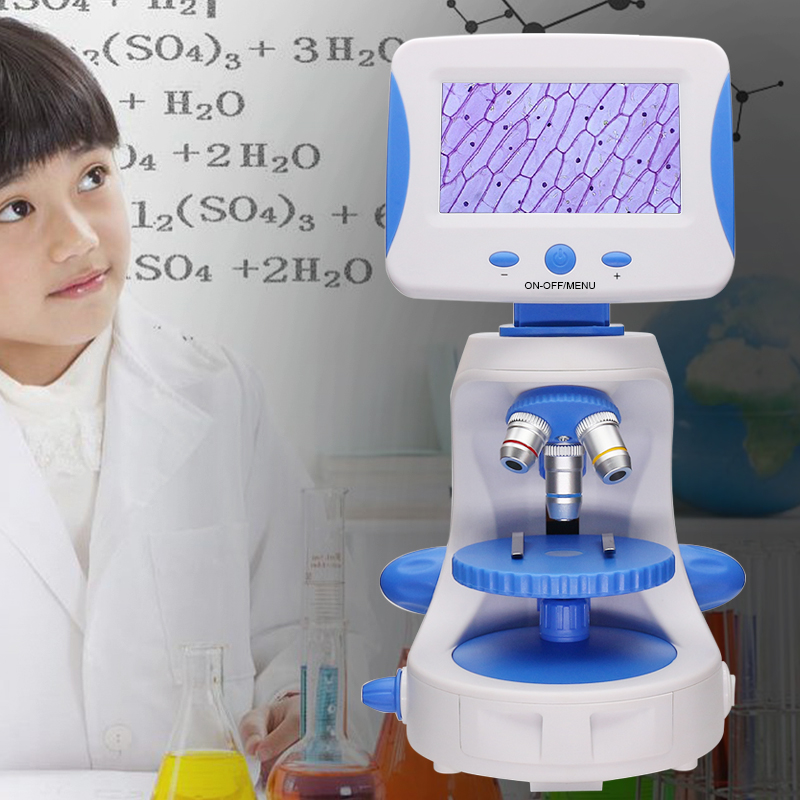 Portable microscope for children's high-definition biological science experiments
