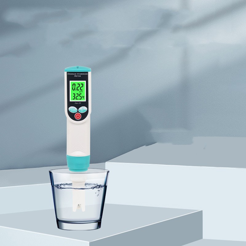 Electrolytic hydrogen rich water concentration analyzer