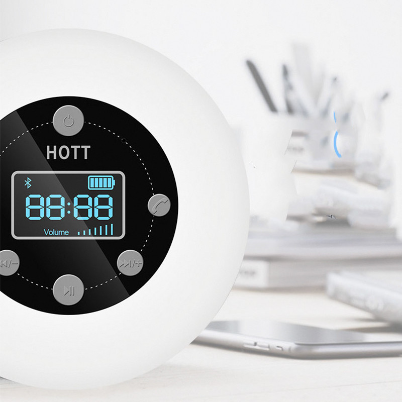 Wireless shower speaker bluetooth powerful waterproof fm radio wireless speakers portable amplifier music box soundbar suction