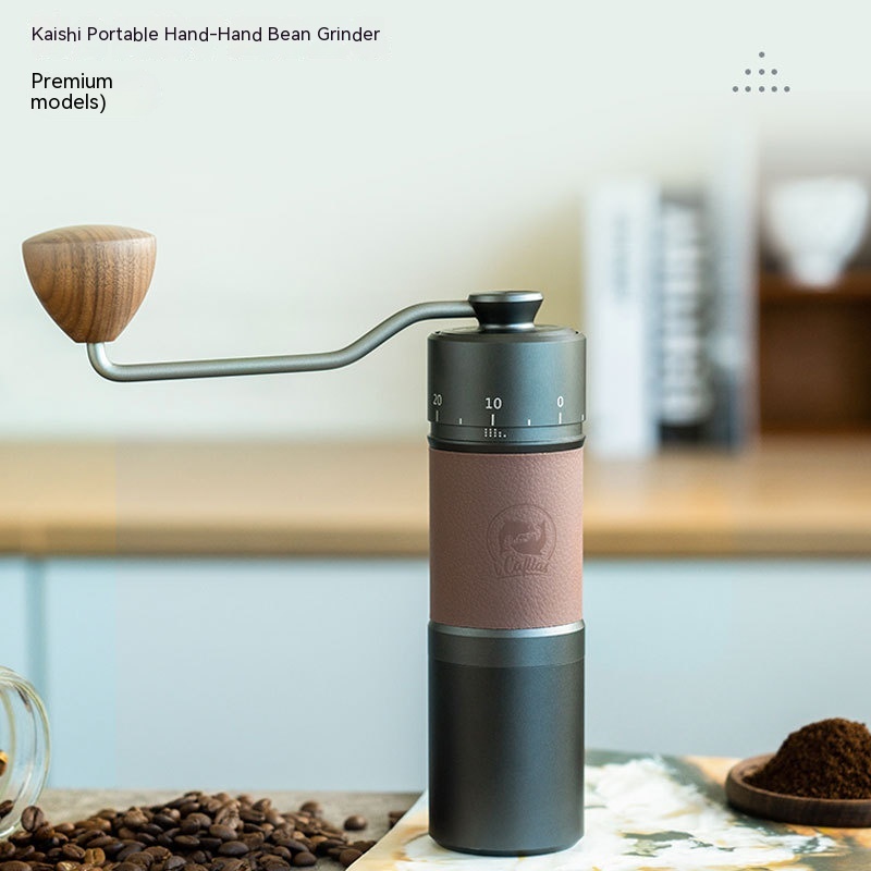 Hand-cranking grinder seven-star manual portable camping grinding appliance