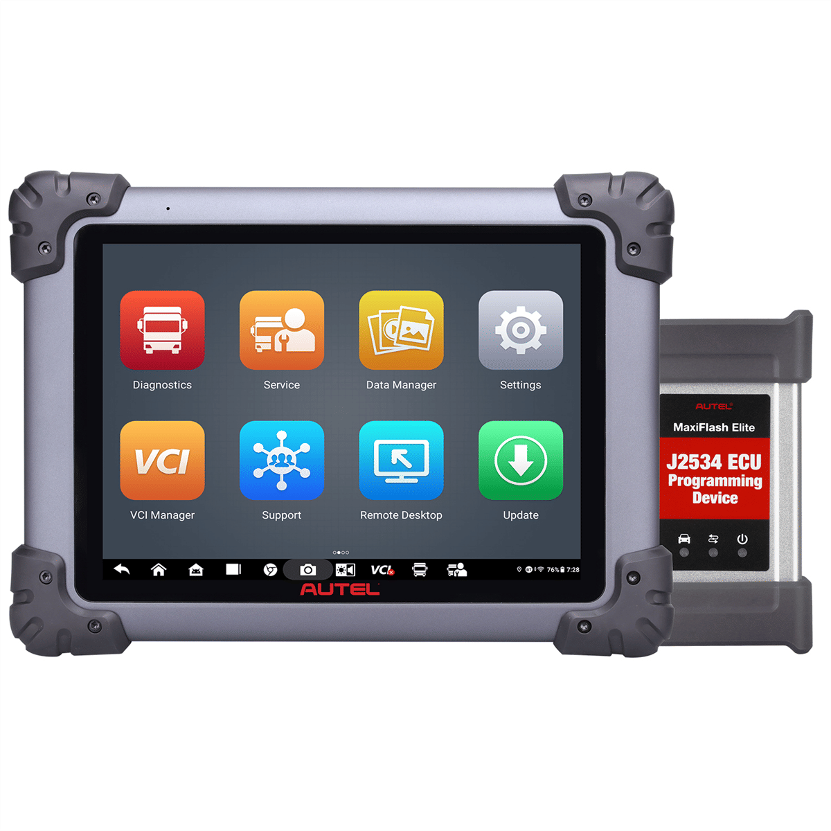 Autel maxisys ms908cvii : commercial vehicle diagnostic and service tablet with class 1-9 coverage