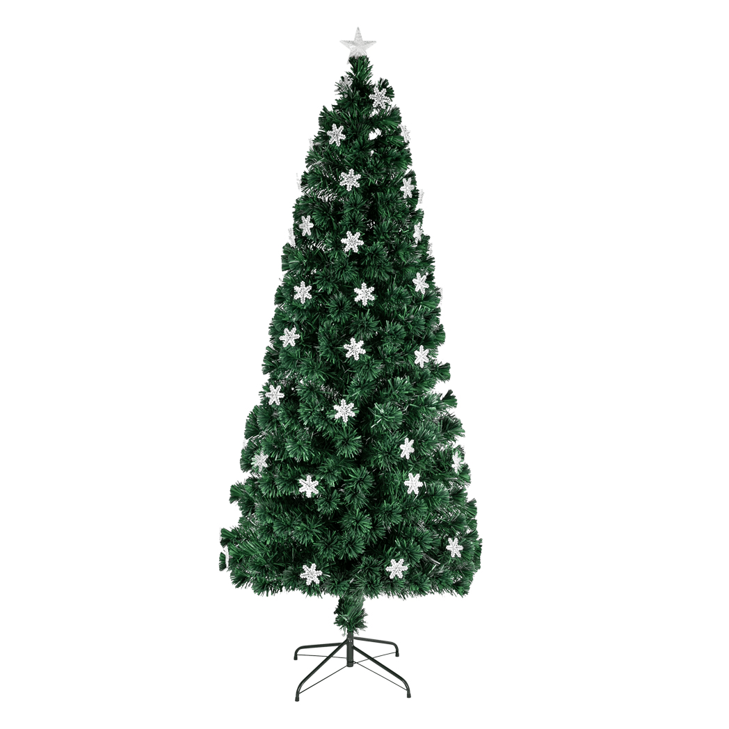 6ft small light fiber optic christmas tree 230 branches
