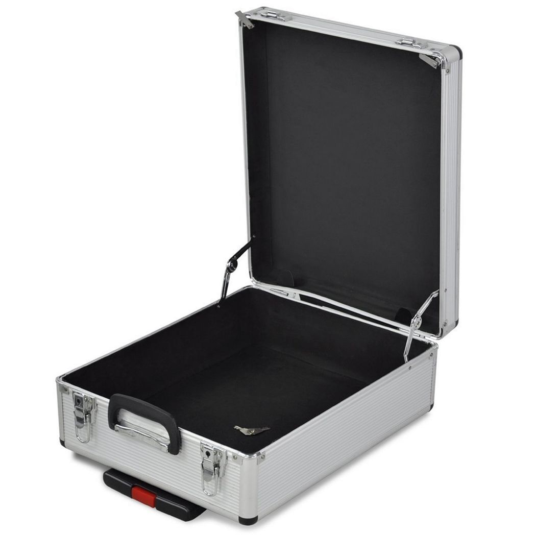 799pcs aluminum trolley case tool set silver