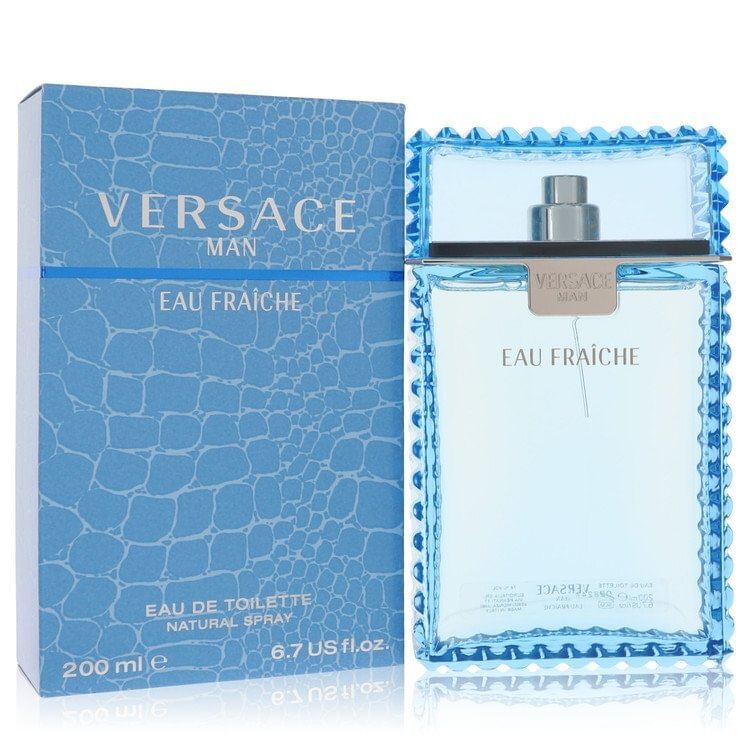 Versace man by versace eau fraiche eau de toilette spray (blue) 6.7 oz (men)