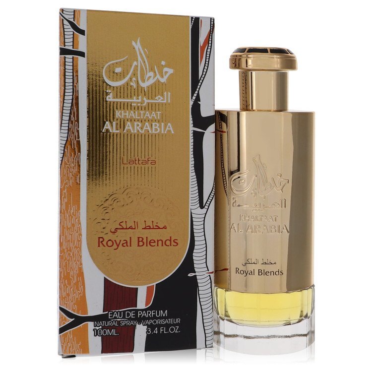 Khaltat al arabia by lattafa eau de parfum spray (royal blends) 3.4 oz (men)