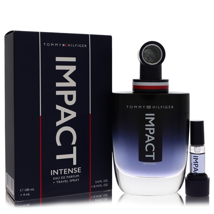 Tommy hilfiger impact intense by tommy hilfiger eau de parfum spray + 0.14 travel spray 3.4 oz (men)