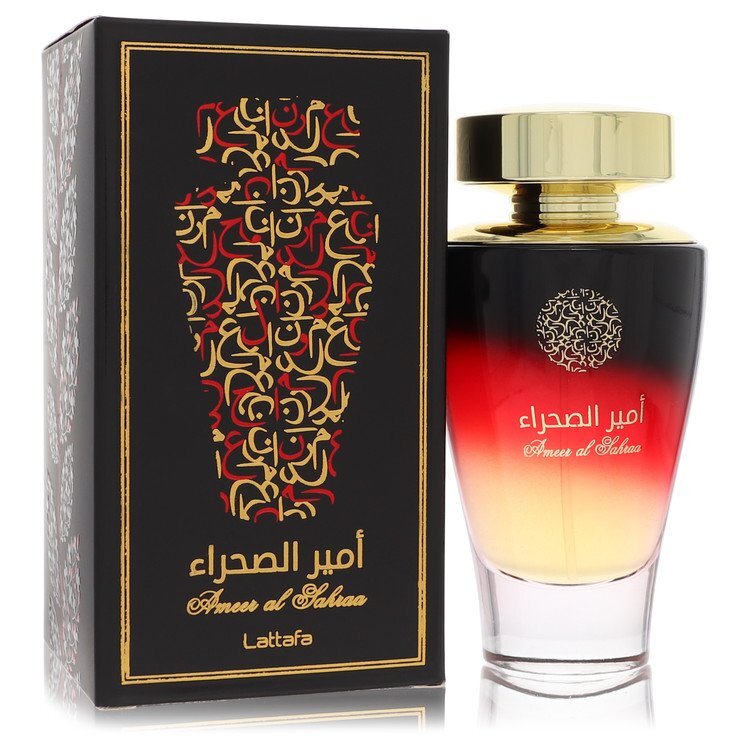 Lattafa ameer al sahraa by lattafa eau de parfum spray (unisex) 3.4 oz (men)