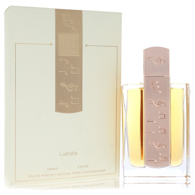 Lattafa angham by lattafa eau de parfum spray (unisex) 3.4 oz (women)