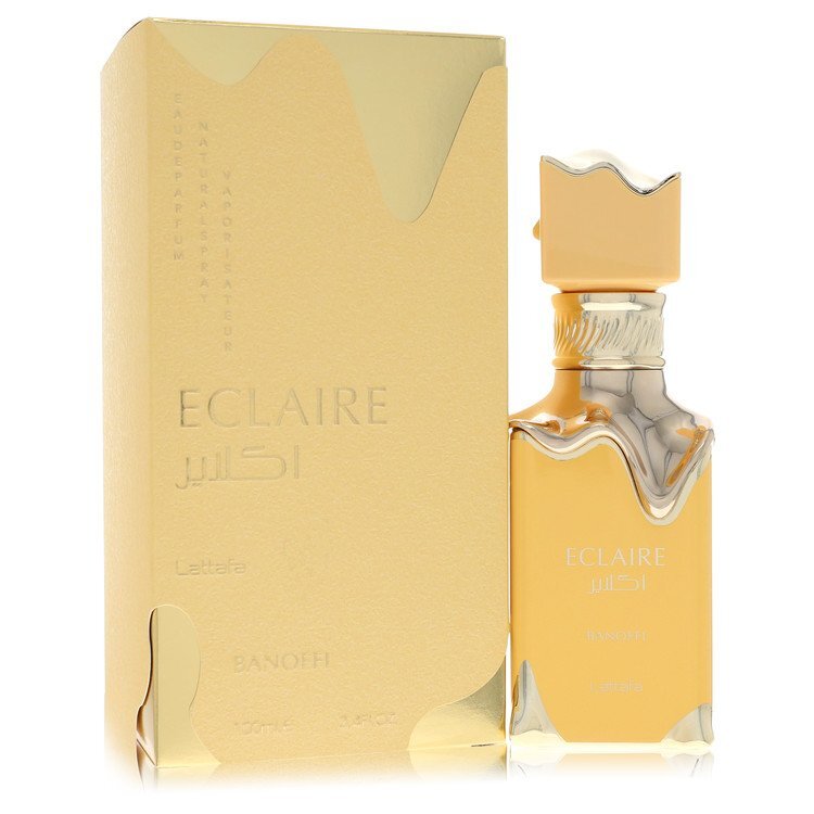 Lattafa eclaire banoffi by lattafa eau de parfum spray (unisex) 3.4 oz (men)