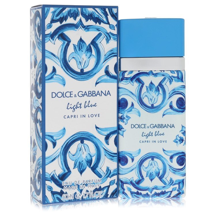 Light blue capri in love by dolce & gabbana eau de parfum spray 1.7 oz (women)