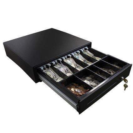 Adesso 16 inch pos cash drawer with removable cash tray